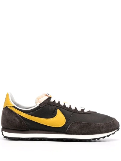 Nike Waffle 2 Sp Leather And Suede-trimmed Nylon Sneakers In Marrone