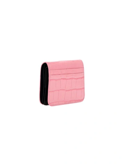 Balenciaga Wallet In Pink/l Black