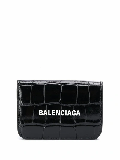 Balenciaga Chain Wallet In Black