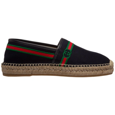 Gucci Men's Espadrilles Slip On Shoes In Multi