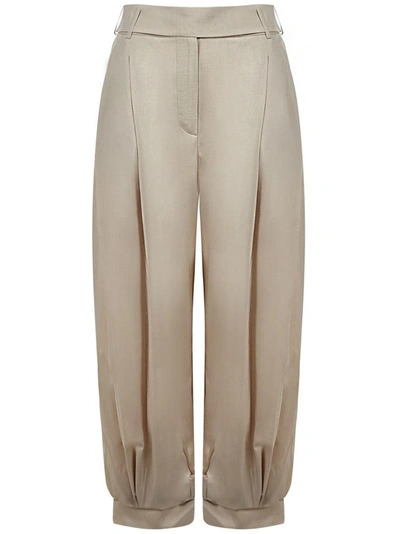 Alexandre Vauthier Trousers In Sand