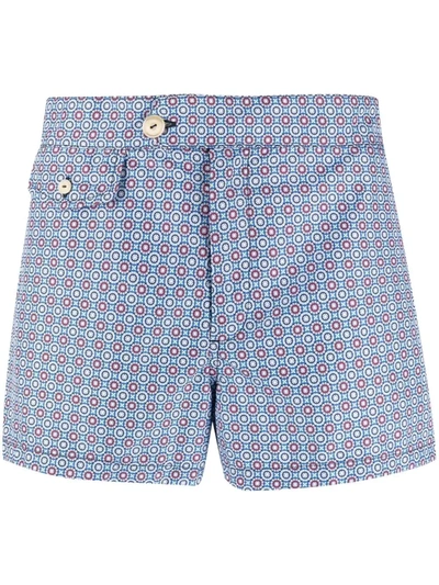 Drumohr Geometric-print Swim Shorts In Multicolor