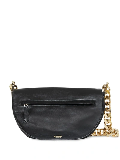 Burberry Small Olympia Shoulder Bag In Black
