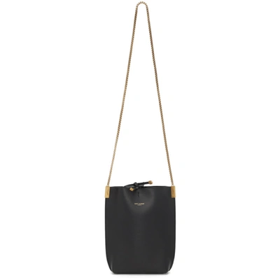 Saint Laurent Black Mini Suzanne Bag In 1000 Black