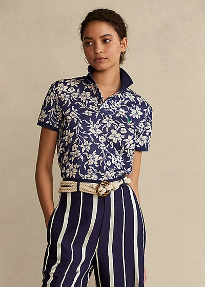 Ralph Lauren The Earth Polo In Navy/cream Floral