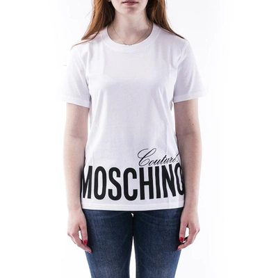 Moschino T-shirts And Polos White In Fantasy - White