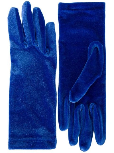 Balenciaga Classic Velvet Gloves