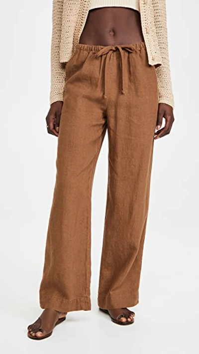 Vince Tie Front Pull On Pants In Ojai