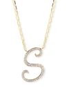 Lana 14k Malibu Diamond Initial Necklace In S