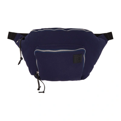 Loewe Navy Xl Bum Bag In 5110 Navy Blue