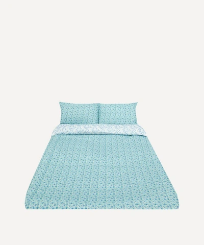 Coco & Wolf Amelie And Mitsi Super King Duvet Cover Set In Blue