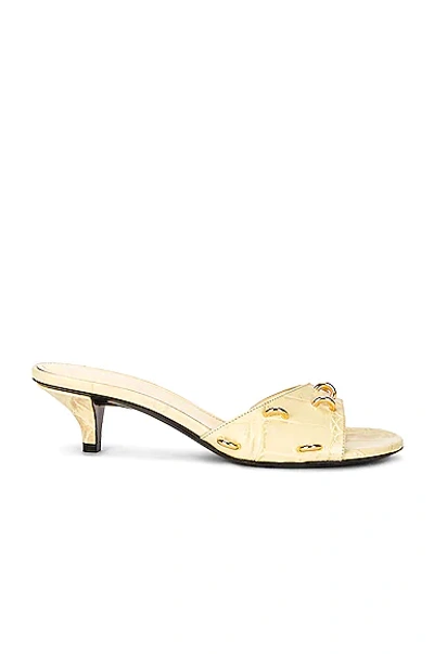 Givenchy Neutrals Neutral 45 Embellished Leather Sandals In Nude