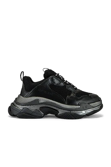 Balenciaga triple s metallic silver hotsell