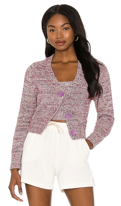 Lovers & Friends Marlene Cardigan In Purple