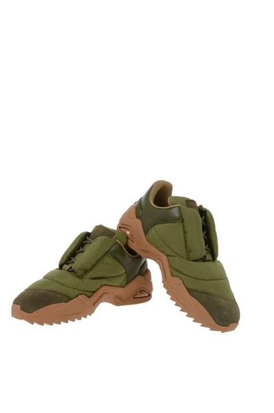 Maison Margiela Men's Green Polyester Sneakers