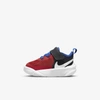 Nike Team Hustle D 10 Baby/toddler Shoes In Off Noir,university Red,game Royal,white