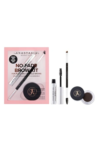 Anastasia Beverly Hills No-fade Brow Kit For Buildable To Bold Brows Ebony