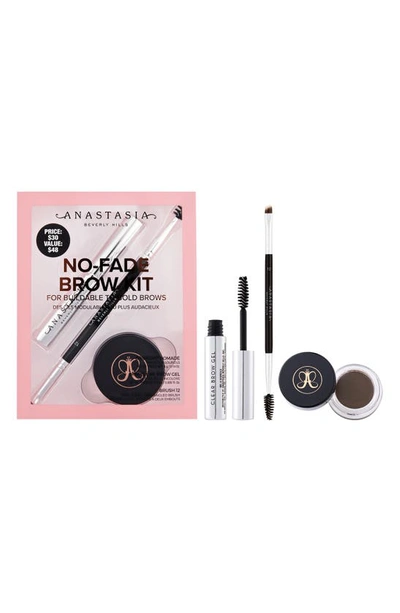 Anastasia Beverly Hills No-fade Brow Kit For Buildable To Bold Brows Dark Brown