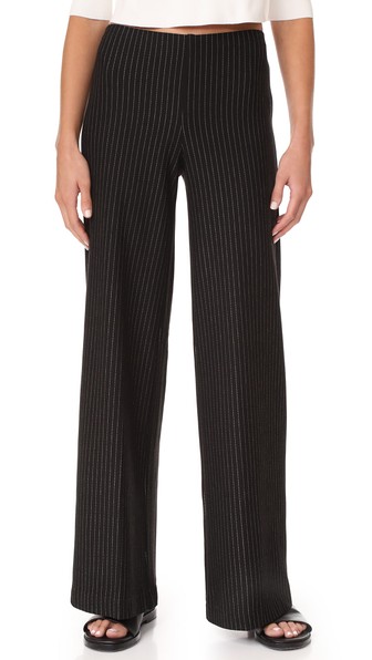 Bailey44 Striped Imperial Pants In Black | ModeSens
