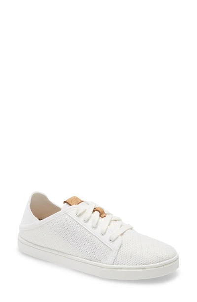 Olukai Pehuea Li Convertible Sneaker In White/ White