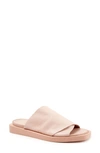 Bueno Women's Jesse Slides Women's Shoes In Pale Pink Leather