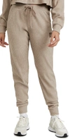 Alo Yoga Muse Ribbed High Waist Sweatpants In Olive Tree Heather