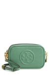 Tory Burch Perry Bombe Leather Crossbody Bag In Patina