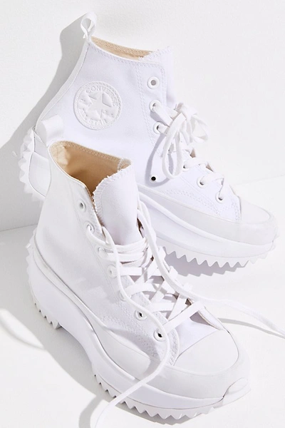 Converse Shoes For Women Run Star Hike Hi 170777c 184 White In White /  White / White | ModeSens