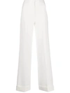 Blanca Vita Pamela Straight Leg Trousers In White