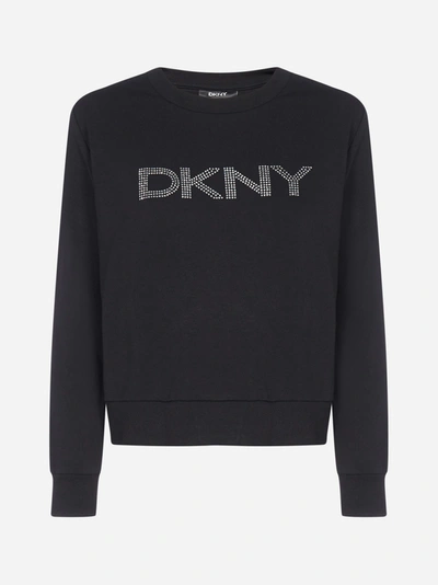 Dkny Logo Cotton-blend Sweatshirt