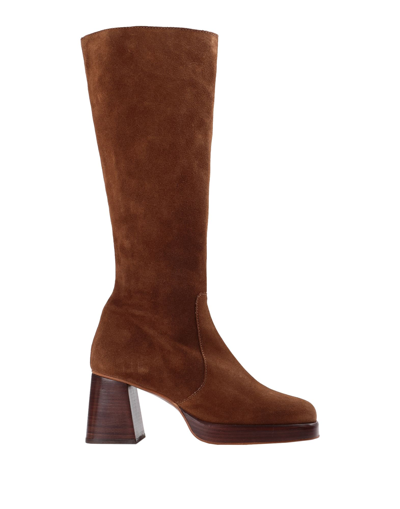 Jonak Knee Boots In Brown