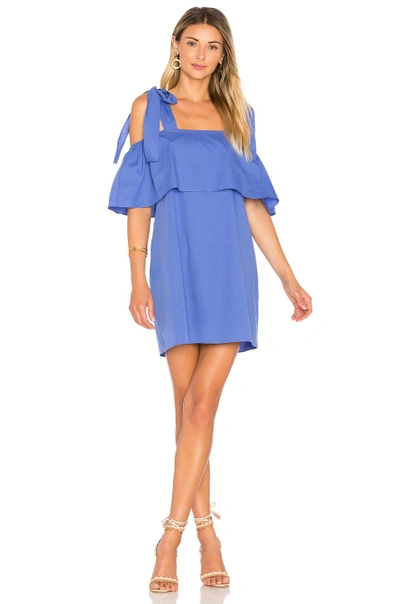 Amanda Uprichard Eli Dress In Blue