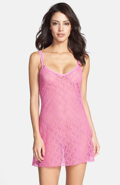 B.tempt'd By Wacoal Lace Kiss Chemise In Tea Rose