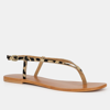 Torgeis Diana Animal Print Thin Strap Sandal In Leopard