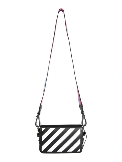 Off-white Mini Leather Bag In Nero