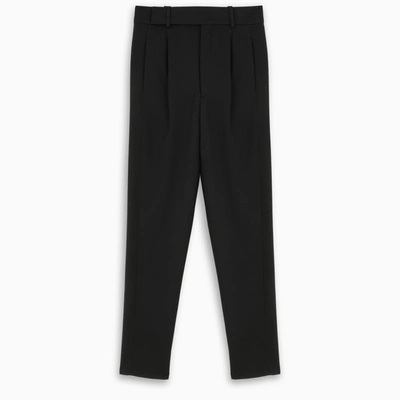 Saint Laurent Black Tapered Trousers