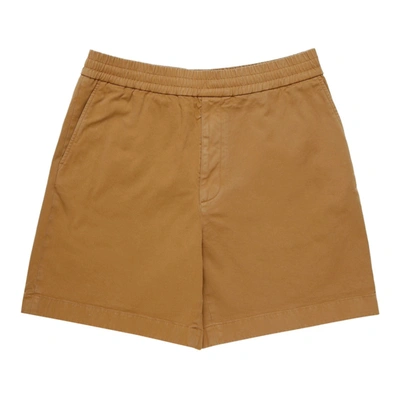 Acne Studios Camel Brown Cotton Twill Shorts