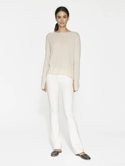 Halston Heritage Cowl Back Cashmere Sweater - Champagne