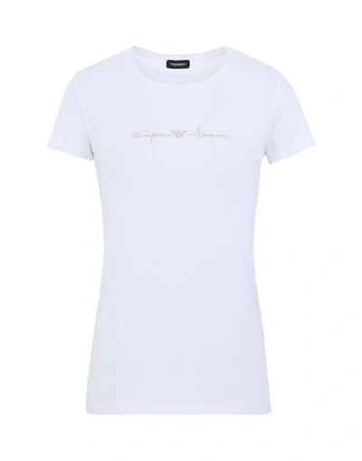 Emporio Armani White Cotton T-shirt