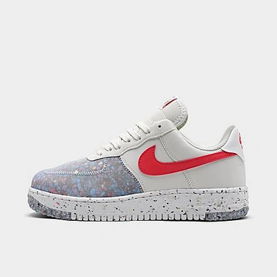 Nike Multicolor Air Force 1 Crater Sneakers  Nd  Donna 7+ In Summit White/siren Red/summit White
