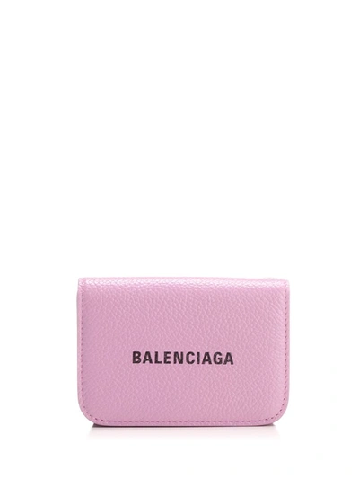 Balenciaga Cash Mini Wallet In Pink