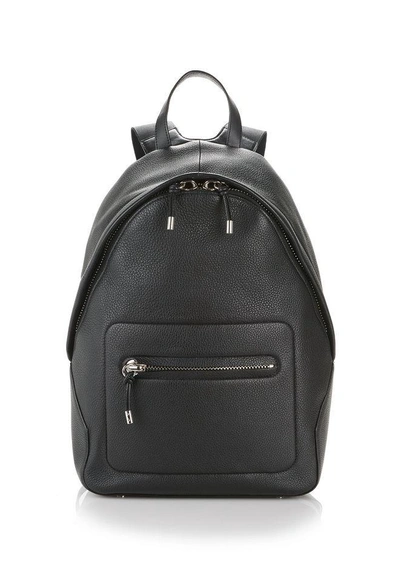 Alexander Wang Berkeley Backpack In Pebbled Black With Rhodium - Black