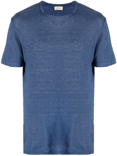 Altea Horizontal-striped T-shirt In Blue