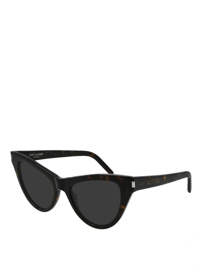 Saint Laurent Cat-eye Sunglasses In Brown