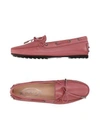 Tod's Loafers In Pastel Pink