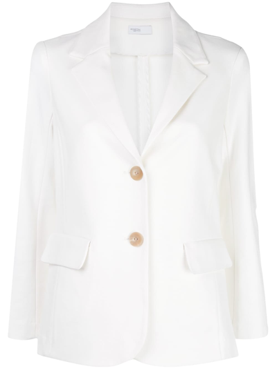 Rosetta Getty Single-breasted Blazer In White