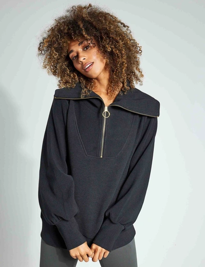 Varley Vine Pullover In Black