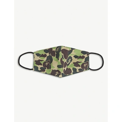 A Bathing Ape Camouflage-print Woven Face Covering