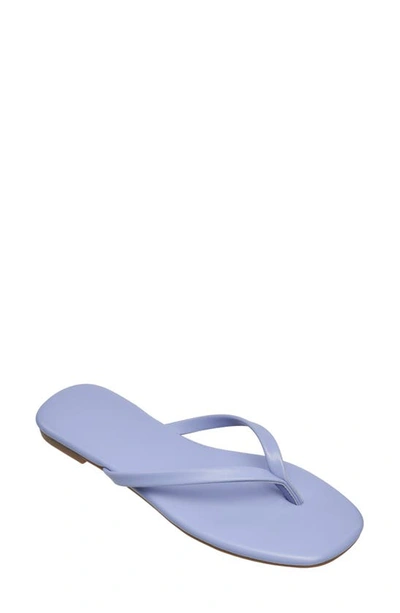 French Connection Women's Morgan Flat Open Toe Thong Flip Flop Sandals Women's Shoes In Light Blue