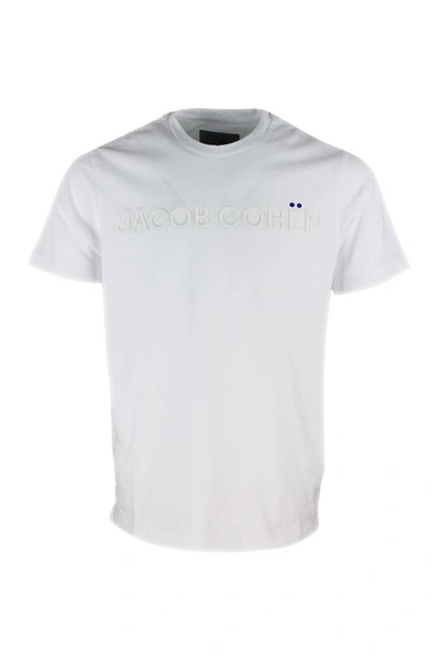 Jacob Cohen Front Logot-shirt In White